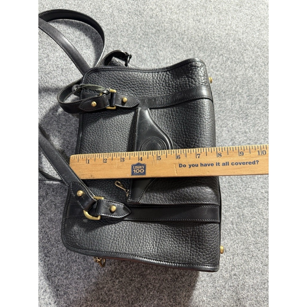 Dooney Bourke All Weather Leather Small Tote Pebbled Leather Black Handbag - Picture 16 of 16